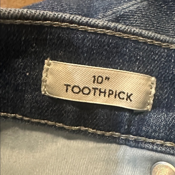 J. Crew Women's Cropped Jeans in Deep Blue, 10” toothpick - Picture 6 of 9